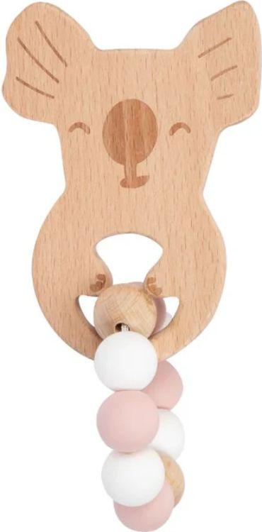 My Little Giggles Koko Koala Ring Teether - Brand New - Dusky Rose
