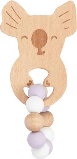 My Little Giggles Koko Koala Ring Teether - Brand New - Lavender Fog