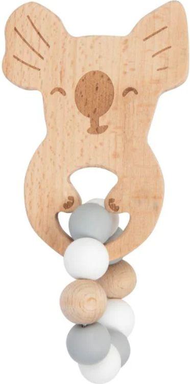 My Little Giggles Koko Koala Ring Teether - Brand New - Light Grey