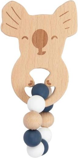 My Little Giggles Koko Koala Ring Teether - Brand New - Navy