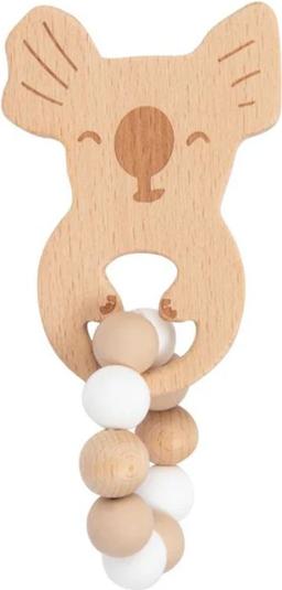 My Little Giggles Koko Koala Ring Teether - Brand New - Oatmeal