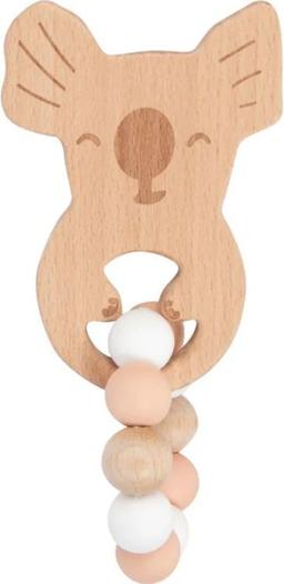 My Little Giggles Koko Koala Ring Teether - Brand New - Peachy
