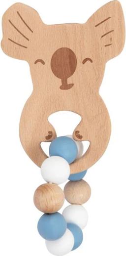 My Little Giggles Koko Koala Ring Teether - Brand New - Powder Blue