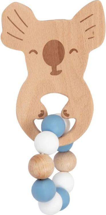 My Little Giggles Koko Koala Ring Teether - Brand New - Powder Blue