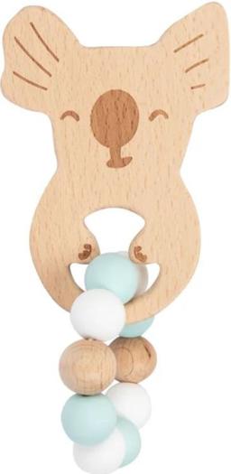 My Little Giggles Koko Koala Ring Teether - Brand New - Seagrass