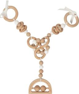 My Little Giggles Pram Garland Drop Toy - Oatmeal
