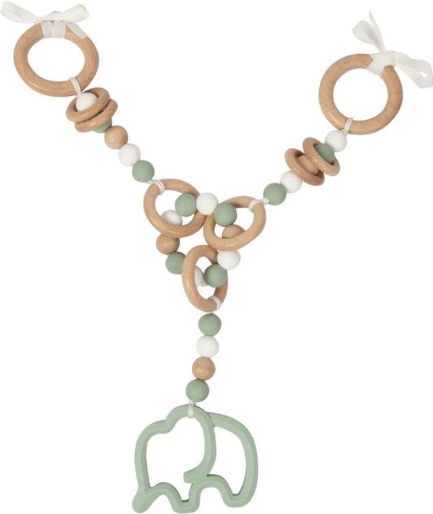 My Little Giggles Pram Garland Drop Toy - Sage