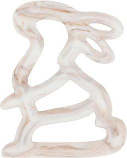 My Little Giggles Silicone Bunny Teether - Brand New - Caramel Swirl