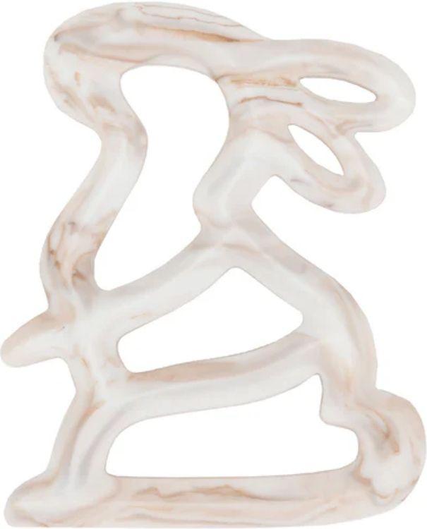 My Little Giggles  Silicone Bunny Teether - Caramel Swirl - Over Stock