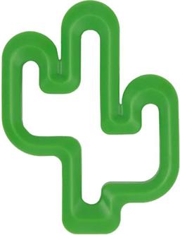 My Little Giggles Silicone Cactus Teether - Brand New - Cactus Green
