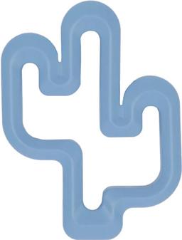 My Little Giggles Silicone Cactus Teether - Brand New - Powder Blue