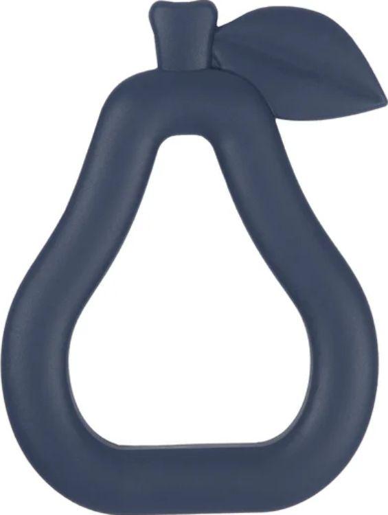 My Little Giggles  Silicone Pear Teether - Navy - Over Stock