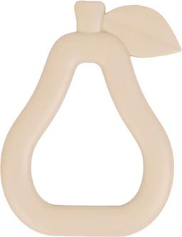 My Little Giggles Silicone Pear Teether - Brand New - Oatmeal