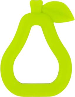 My Little Giggles Silicone Pear Teether - Brand New - Pear Green