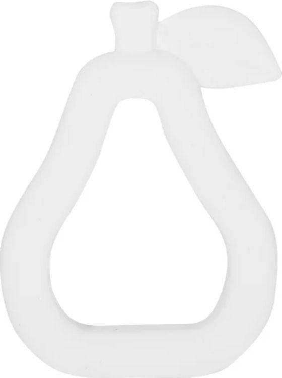 My Little Giggles  Silicone Pear Teether - White - Over Stock