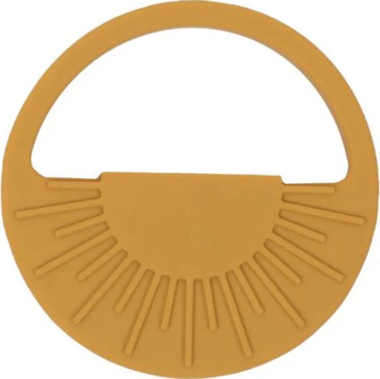My Little Giggles  Silicone Sun Teether - Mustard - Over Stock