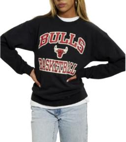 NBA Chicago Bulls Sweatshirt XS - Black