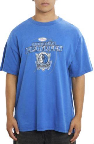 NBA  Dallas Mavericks Tee L - Blue - Excellent