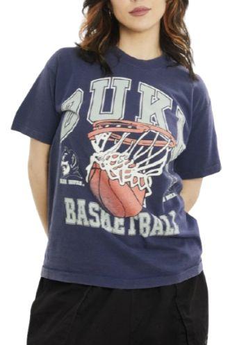NCAA  Duke Blue Devils Basketball Tee M - Blue - Excellent
