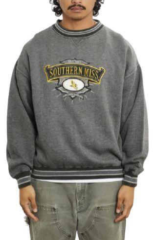 NCAA  Southern Miss Golden Eagles Sweatshirt L - Gray - Excellent