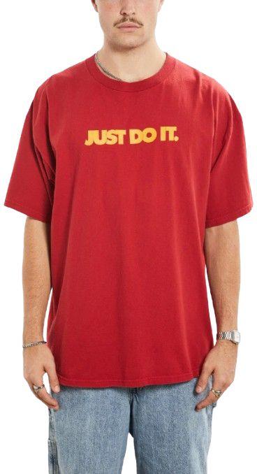 Nike  Just Do It Tee XL - Red - Excellent
