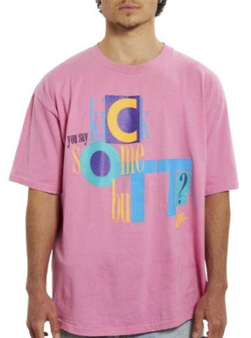 Nike  'Kick Some Butt' Tee L - Pink - Excellent
