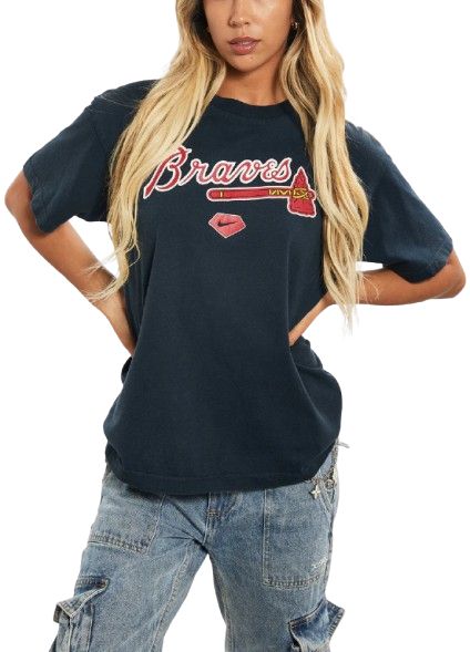 Nike MLB Atlanta Braves Tee XS - Blue