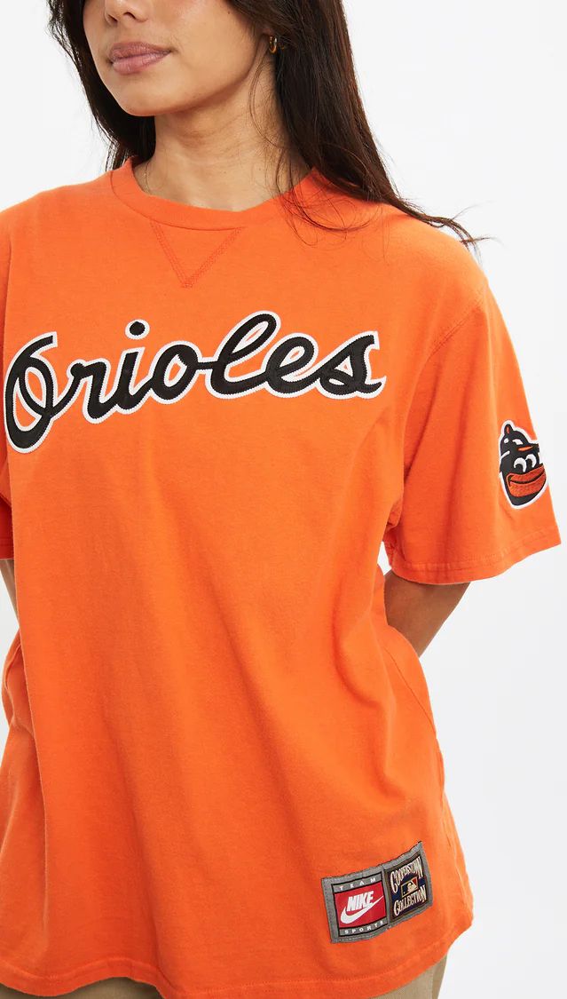 Nike MLB Baltimore Orioles Tee S - Orange