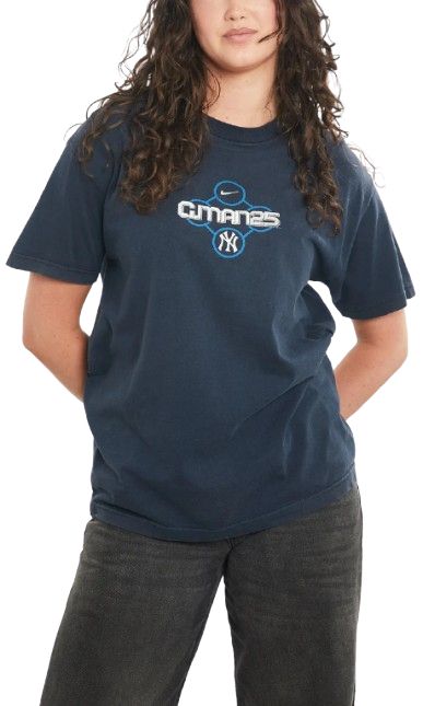 Nike MLB New York Yankees 'Jason Giambi' Tee M - Blue