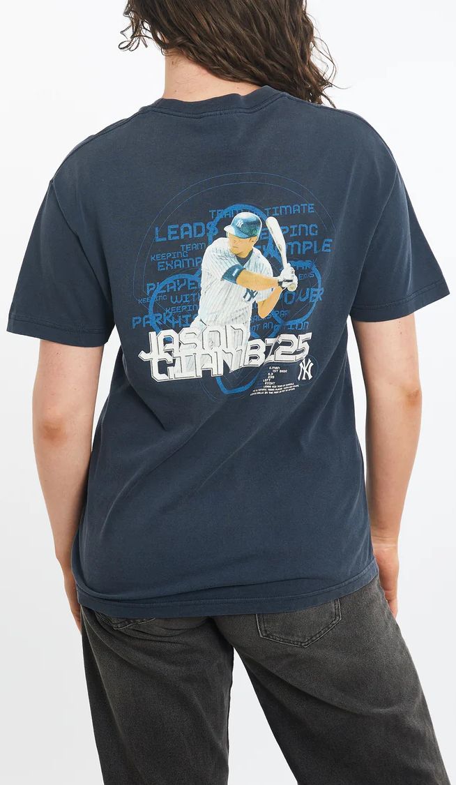 Nike MLB New York Yankees 'Jason Giambi' Tee M - Blue