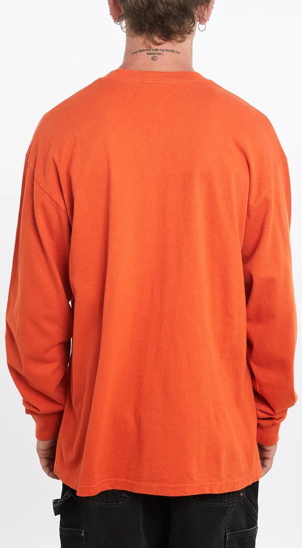 Nike Shox BB4 Basketball Long Sleeve Tee L - Orange