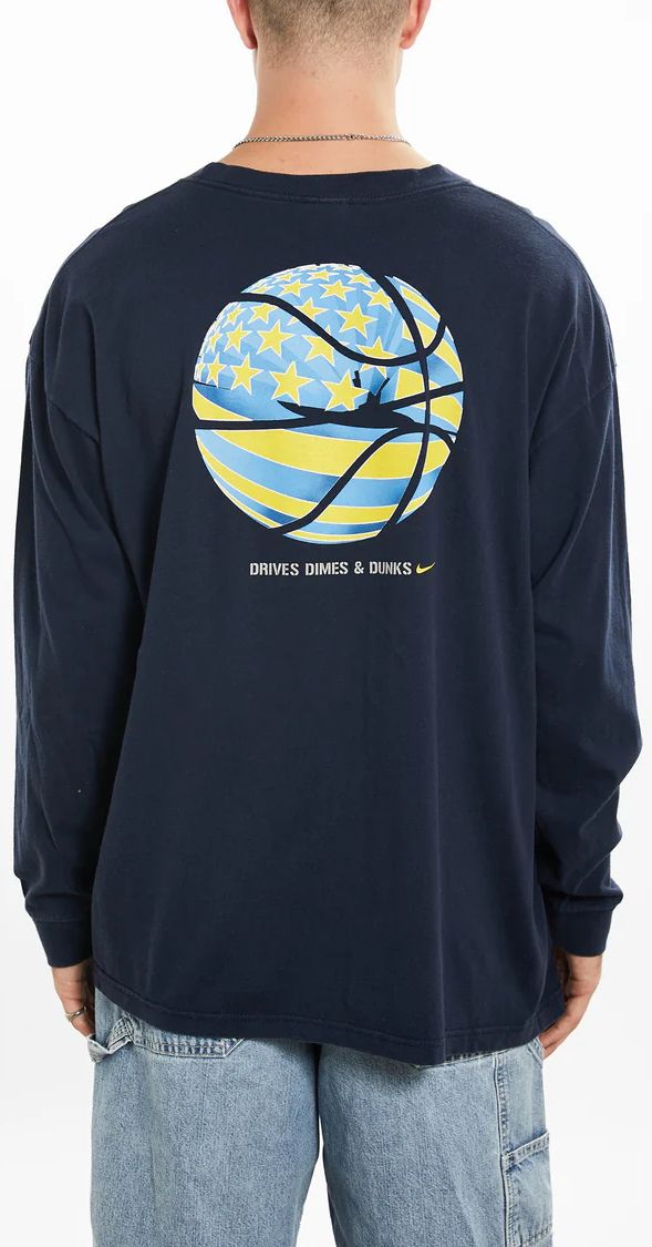 Nike United Ballers Long Sleeve Tee XL - Blue