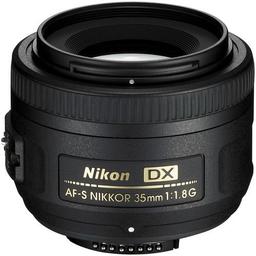 Nikon AF-S DX NIKKOR 35mm f/1.8G Lens - Black