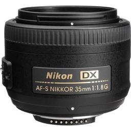 Nikon AF-S DX NIKKOR 35mm f/1.8G Lens - Black