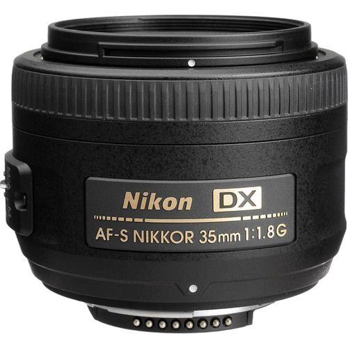 Nikon AF-S DX NIKKOR 35mm f/1.8G Lens - Black