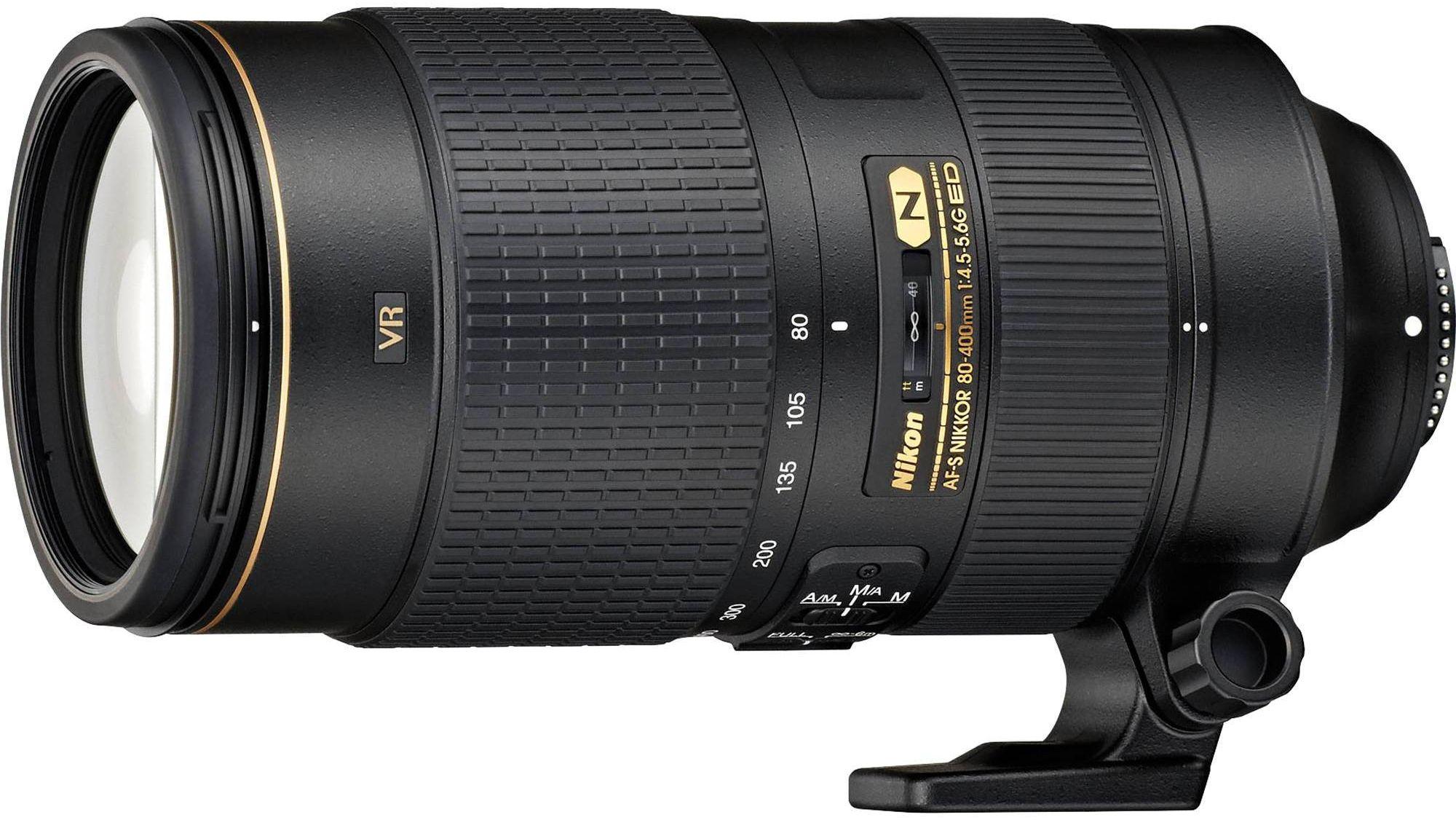 Nikon  AF-S 80-400mm f/4.5-5.6G ED VR Lens - Black - Brand New