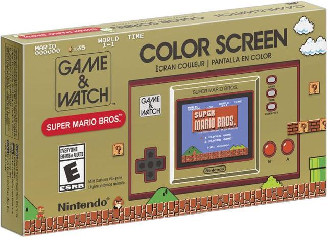 Nintendo Game & Watch: Super Mario Bros Gaming Console in Red