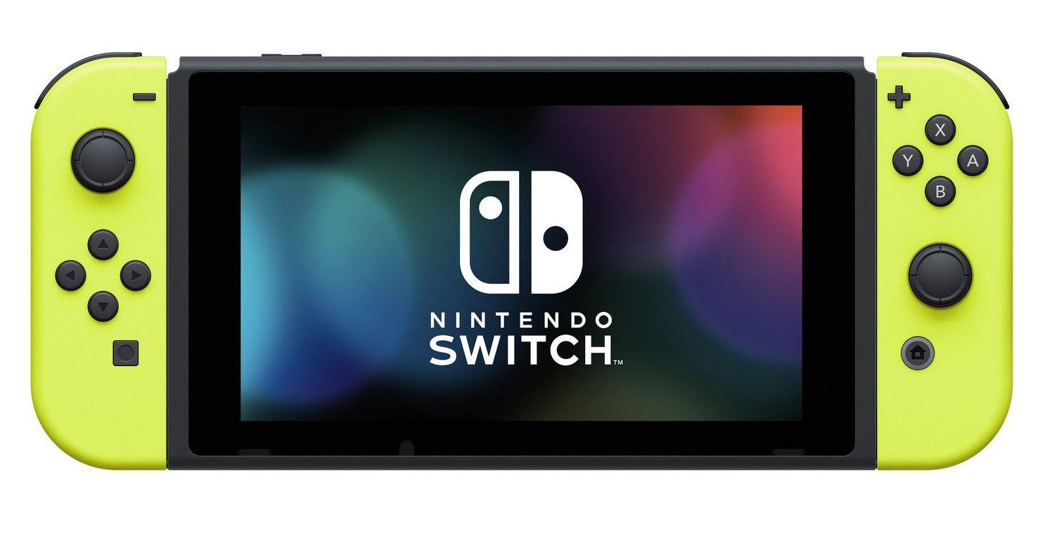 Nintendo  Switch Handheld Gaming Console - 32GB - Neon Yellow - Good