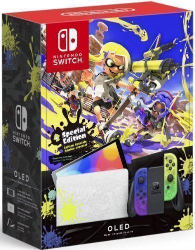 Nintendo Switch OLED Model Handheld Gaming Console 64GB in Splatoon 3 Edition in Premium condition