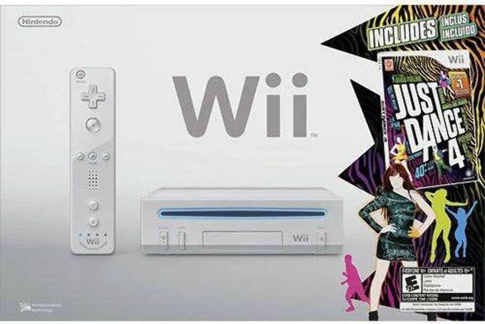 Nintendo Wii Console with Just Dance 4 Bundle