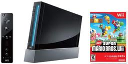 Nintendo Wii Console with New Super Mario Bros Wii