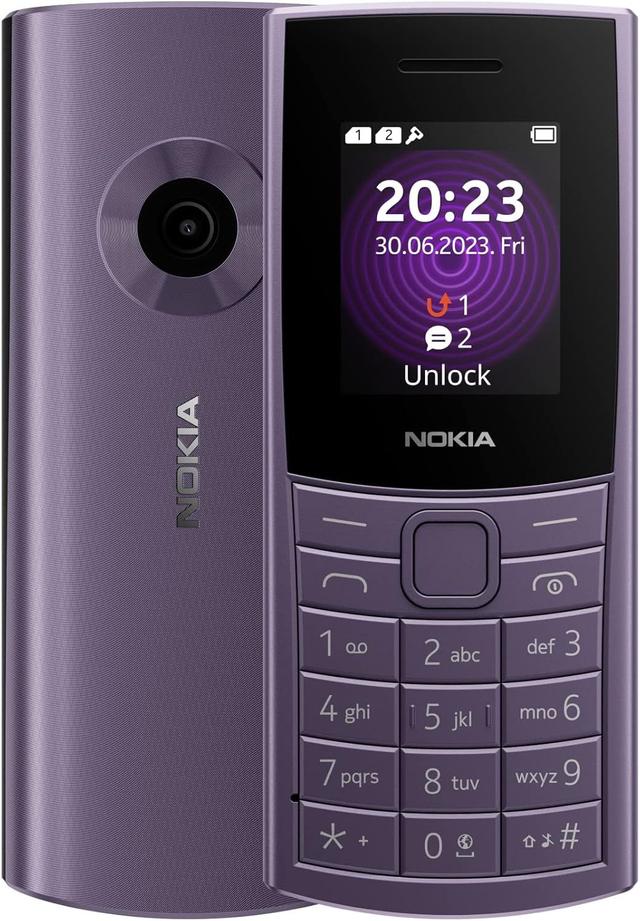 Nokia 110 4G (2023) in Arctic Purple