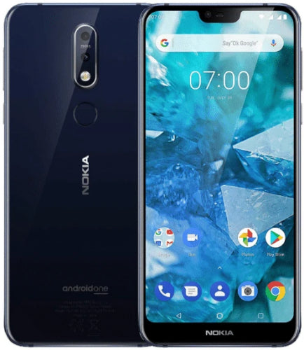 Nokia 7.1 - 32GB - 1 Physical SIM - Gloss Midnight Blue