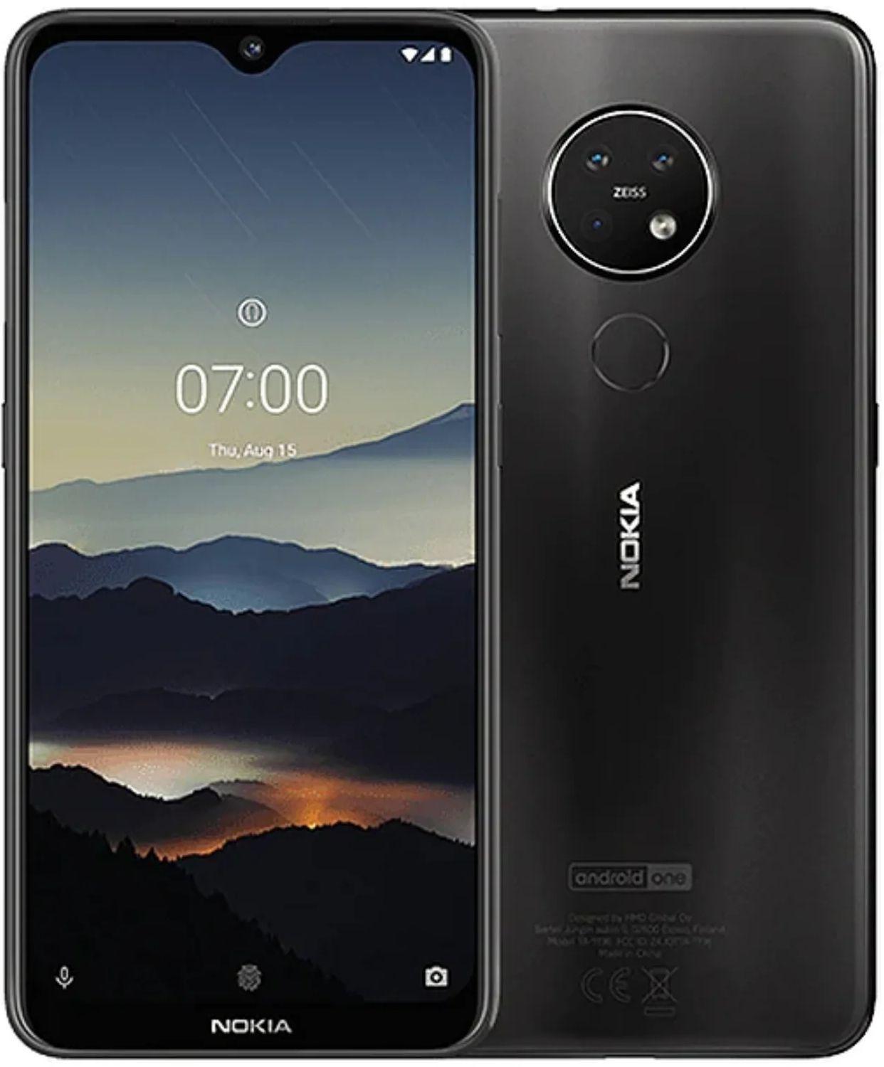 Nokia  7.2 - 64GB - Charcoal - Single Sim - 4GB RAM - Premium