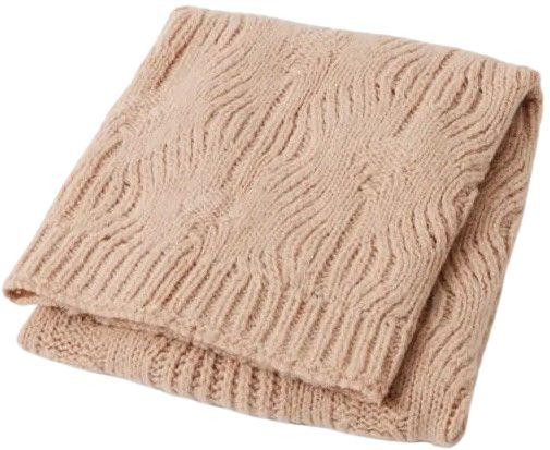 Nordic Kids  Florence Wool Blend Baby Blanket - Dusty Pink -Over Stock