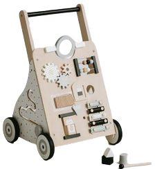 Nuage Interiors  Wooden Activity Walker - Brown - Brand New