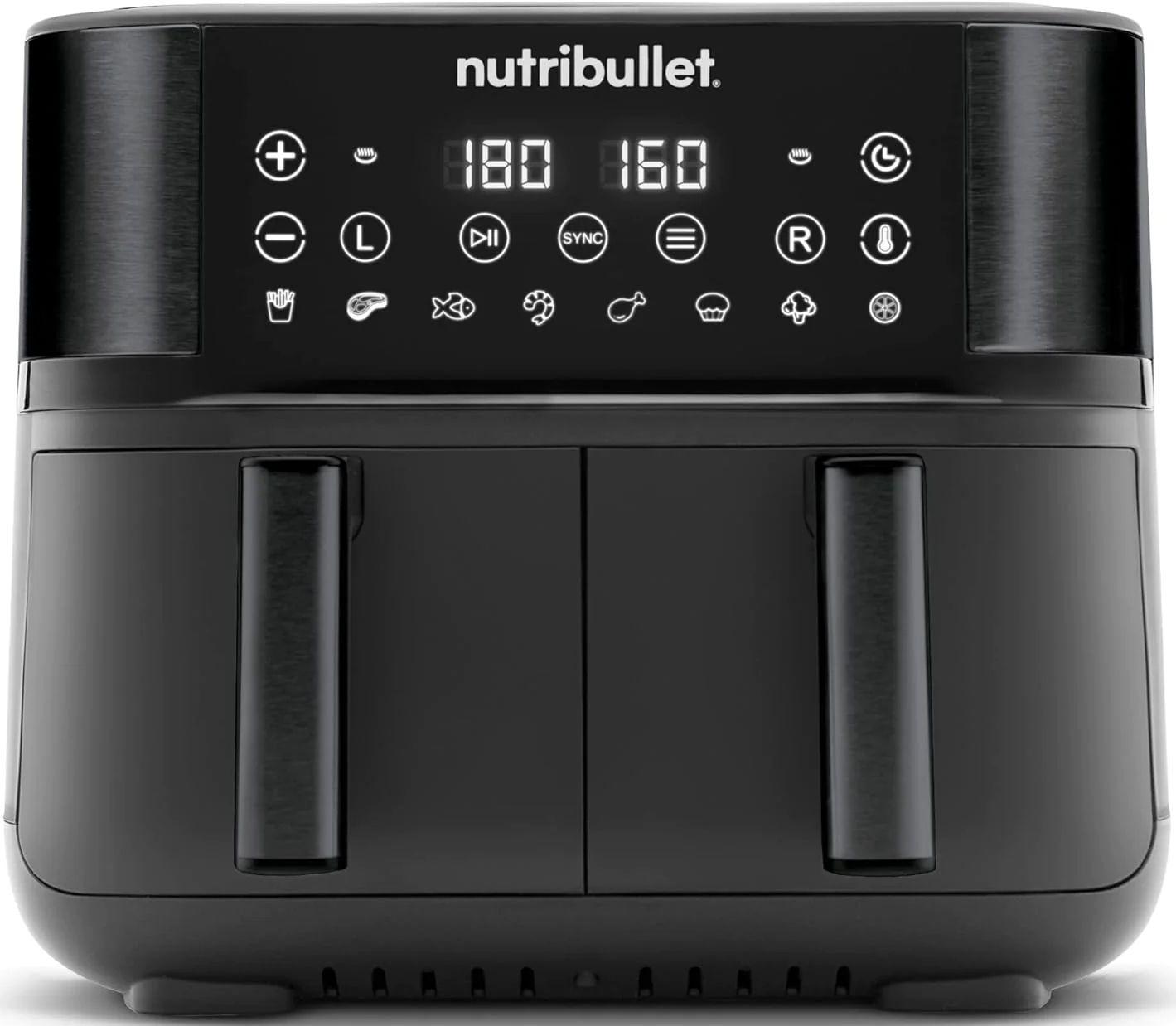 Nutribullet  Twin Drawer Air Fryer - Black - Premium