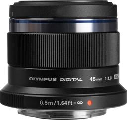 Olympus M.Zuiko Digital 45mm f/1.8 Lens - Brand New - Black