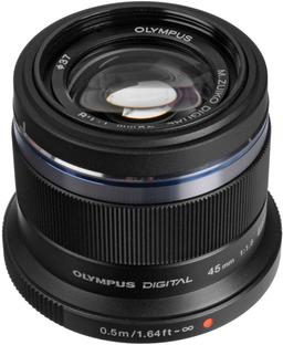 Olympus M.Zuiko Digital 45mm f/1.8 Lens - Brand New - Black