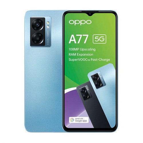 OPPO A77 (5G) (2022) 64GB in Ocean Blue in Good condition